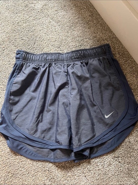 Nike Pants - Nike Women's Blue-Gray Dri-FIT Athletic Shorts